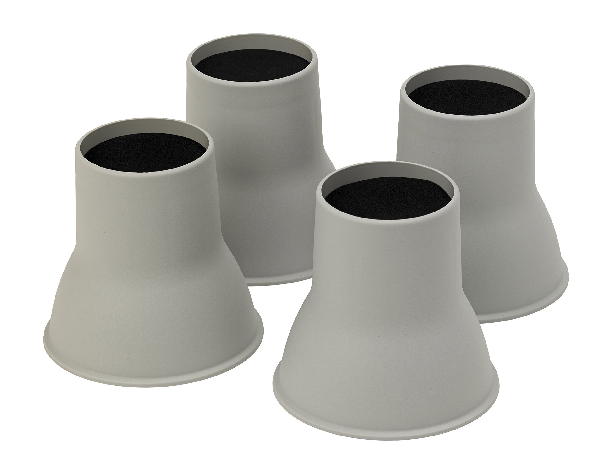 HOMECRAFT Elephants Feet Furniture Raisers, 14 cm, Pack of 4 (Eligible for VAT relief in the UK), Increases Furniture Height, Non-Slip, Fits Wider Furniture Legs, Reduces Strain
