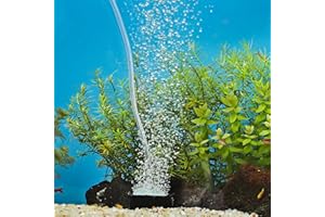 hygger Air Stone for Aquarium: High Dissolved Oxygen Diffuser Kit for Freshwater or Saltwater Fish Tank and Hydroponic Hydrop