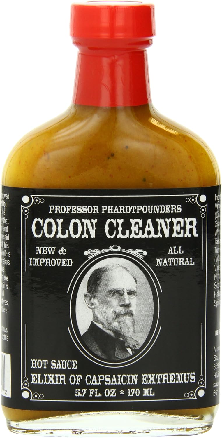 Colon Cleaner Hot Sauce 5.7oz, 170 ml (Pack of 1)