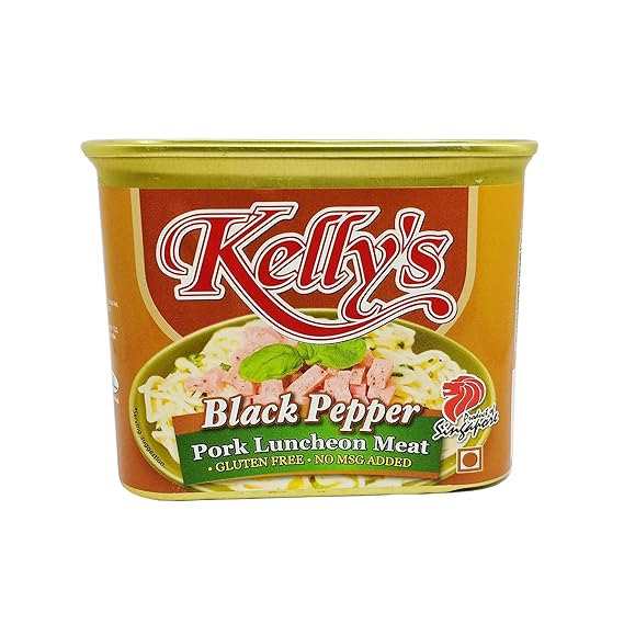 Kellys Pork Luncheon Meat Black Pepper - 340g