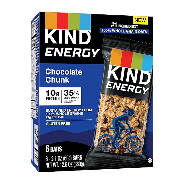 KIND ENERGY, CHOCOLATE CHUNK, 2.1 OZ (6 COUNT)