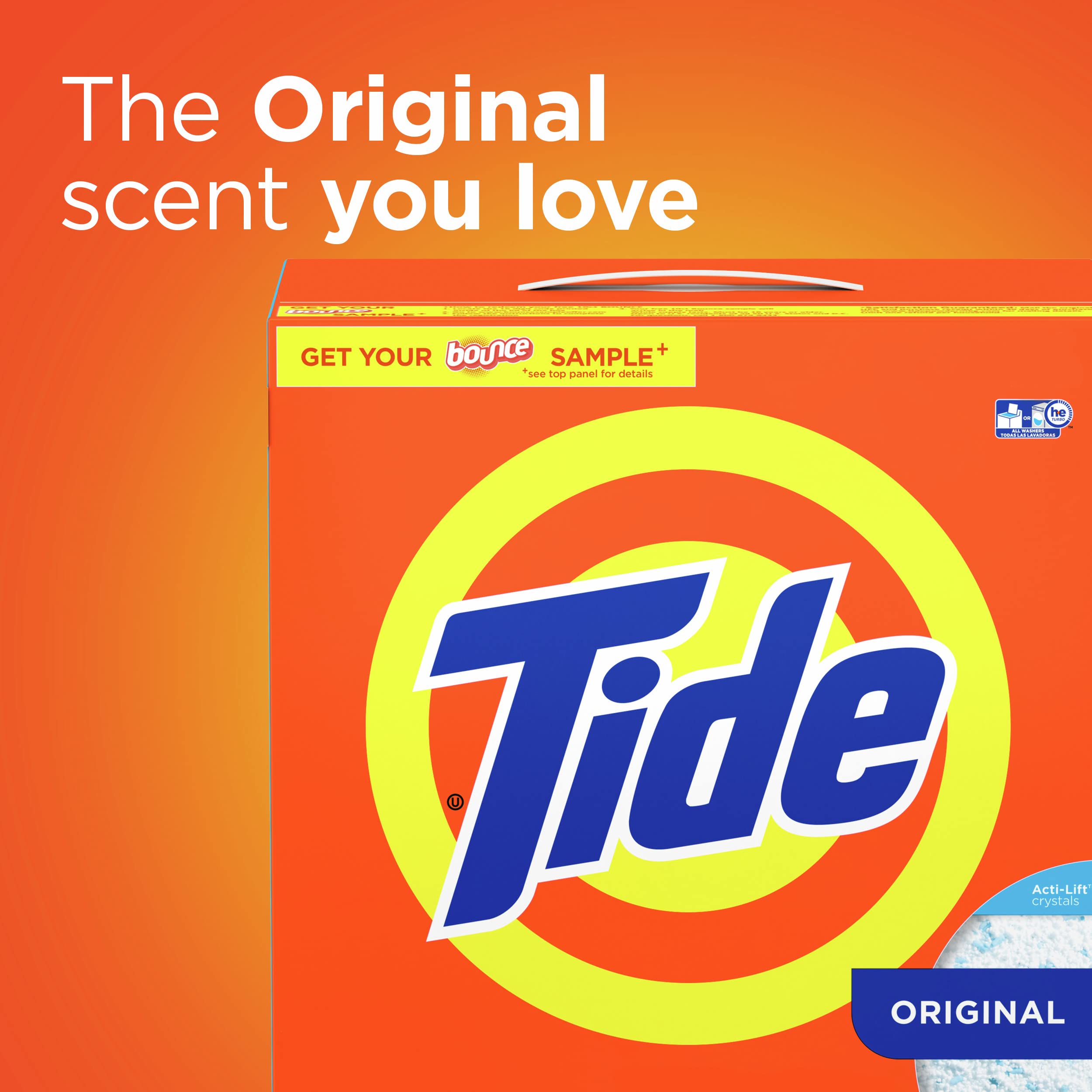 Tide Powder Laundry Detergent Original, 143 Ounce (Packaging May Vary)