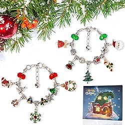 Christmas Advent Calendar Bracelets 2025 for Girls