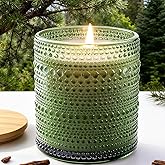 Balsam Cedar Scented Candles for Christmas Decor, Soy Scented Candle for Home Large Jar Candle, Aromatherapy Candle Over 60 Hours Christmas Candles Ideal Holiday Gift