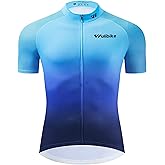 Lo.gas Cycling Jersey Men Short/Long Sleeve Bike Biking Shirts Full Zip with Pockets Road Bicycle Clothes