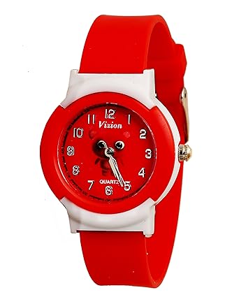 Vizion Analog Red Dial (Doby-The Angry Panda) Cartoon Character Watch for Kids- 8811-7-1