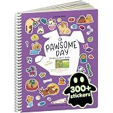 Cupkin Dog Coloring &amp; Sticker Activity Book | 300+ Stickers | Spiral-bound kids craft format with 8 scenes, 8 art pages, side-by-side viewing, and an easy-peel design for ages 2&ndash;8