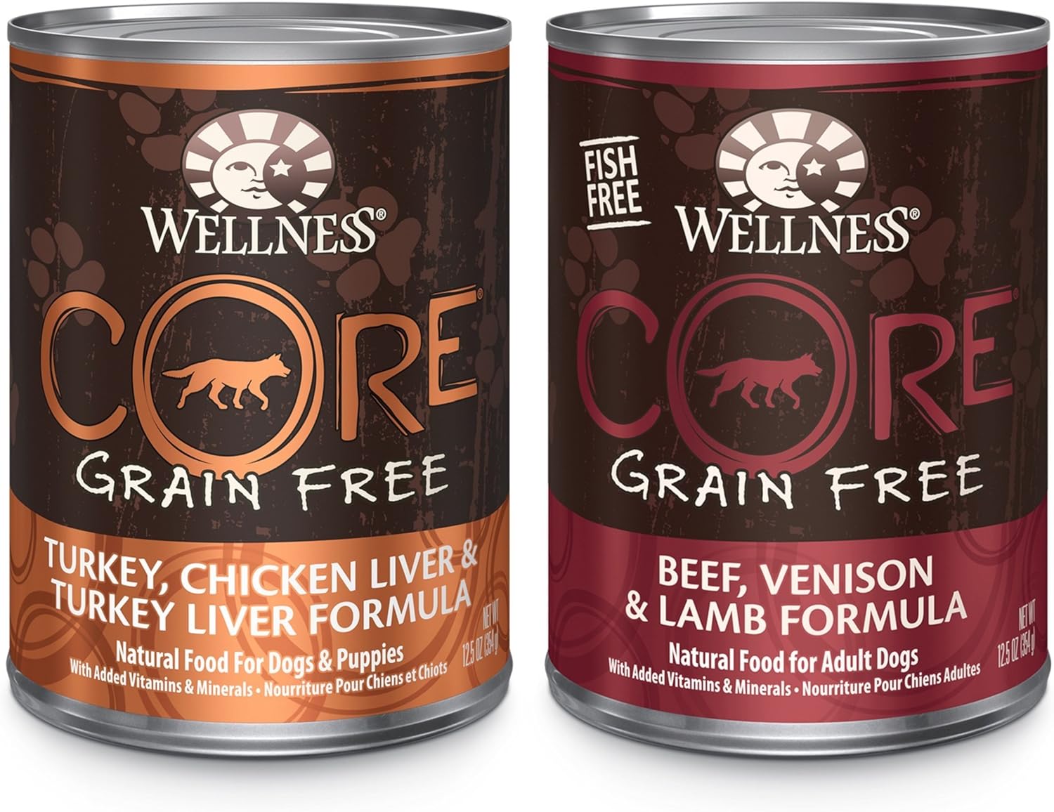 wellness core grain free canned dog food