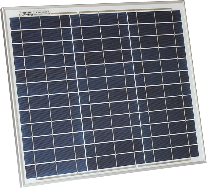 30W Photonic Universe solar panel with 5m cable for a Amazon.co.uk