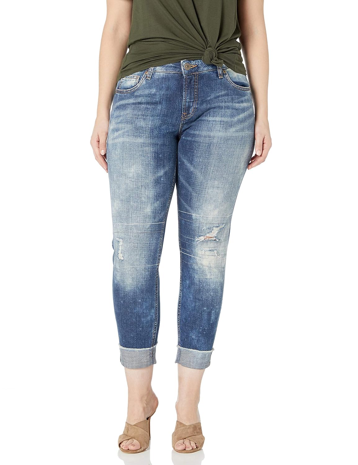 plus size girlfriend jean