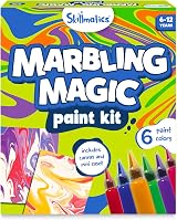 Skillmatics Marbling Magic Paint Kit for Kids Marbling Art Craft Set view 1