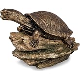 Aquascape Turtle On Log Spitter Fountain for Pond and Garden, 78371