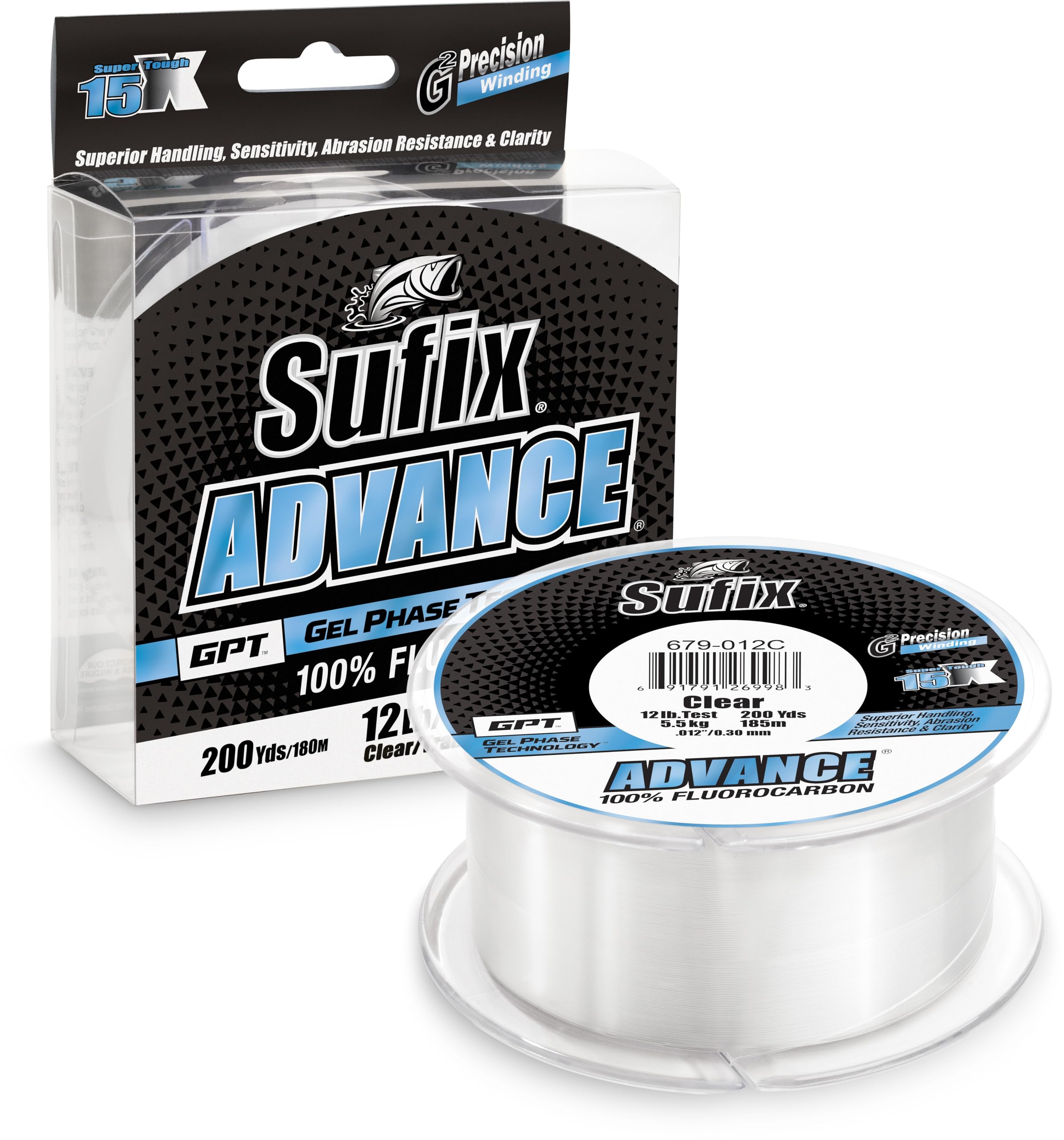 Advance Fluorocarbon 6 lb Clear - 200 Yds