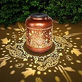 Solar Lanterns Outdoor Waterproof Sea Turtle Gifts for Garden Decor Gifts for Women Mom Grandma Hanging Metal Solar Lights Birthday Mothers Day Ornament Outside for Yard, Patio,Pathway