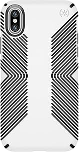 Speck Products Presidio Grip Case for iPhone XS/iPhone X, White/Black