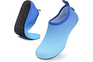 WateLves Womens and Mens Kids Water Shoes Barefoot Quick-Dry Aqua Socks for Beach Swim Surf Yoga Exercise