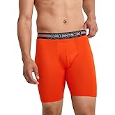 Jockey Sport Men's Underwear Stability Pouch Microfiber 9" Long Leg Boxer Brief