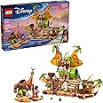 LEGO Disney Moana 2 Kakamora Barge Kids Toy - Pretend Play Building Set for Boys and Girls, Ages 7+ - 9 Characters, Including