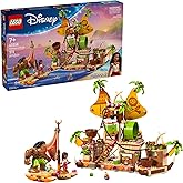 LEGO Disney Moana 2 Kakamora Barge Kids Toy - Pretend Play Building Set for Boys and Girls, Ages 7+ - 9 Characters, Including