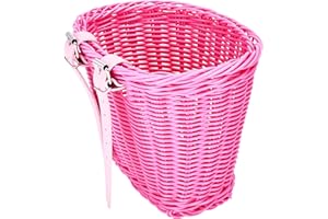 STEADYDOGGIE Steady Doggie Bike Basket - Front Bike Baskets - Bicycle Basket - Easy Installation - Hand-Woven Polypropylene - Durable and Anti-Fade - UV Protection