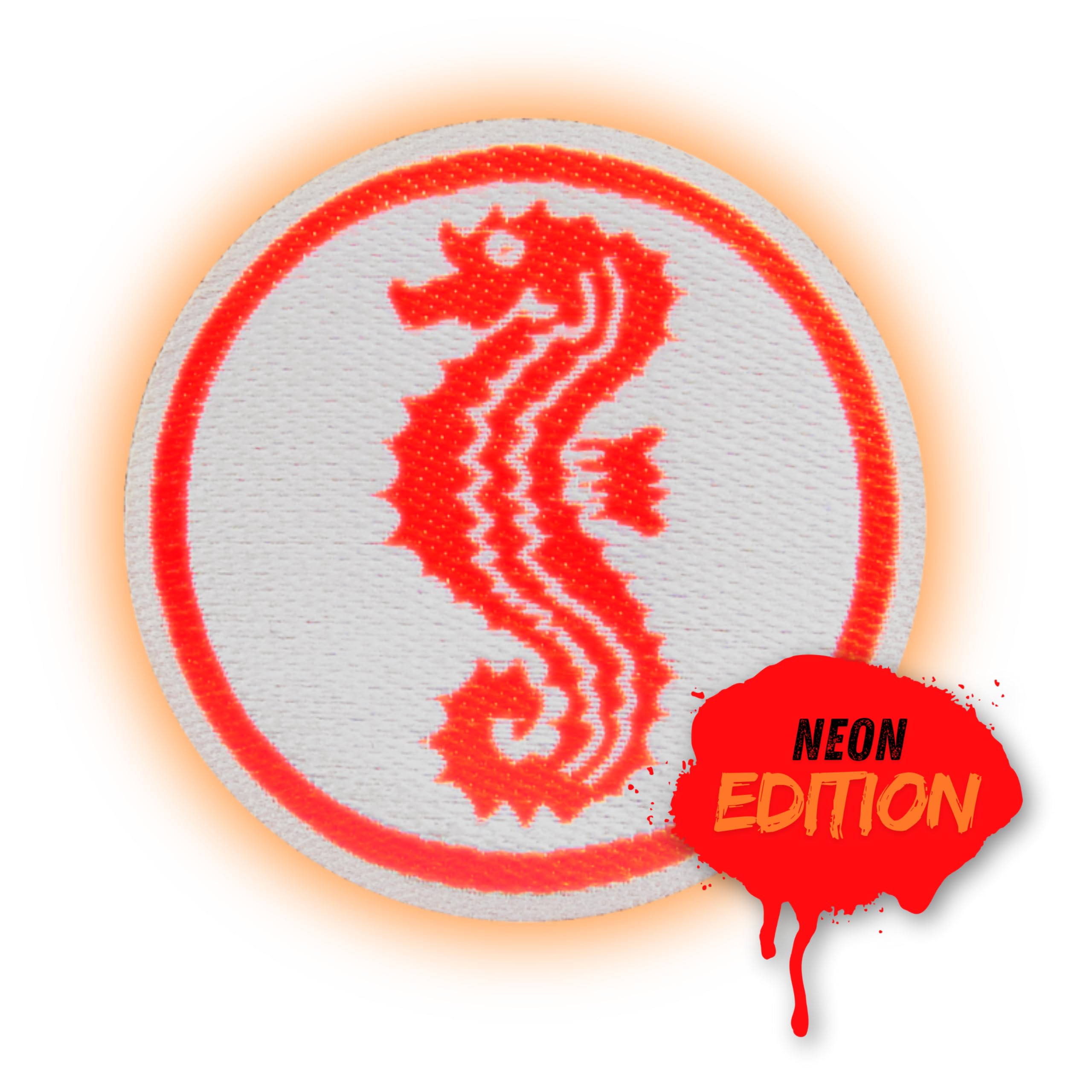 Seepferdchen® Official Sew-On Swimming Badge | Limited Edition Neon | Seepferdchen Badge for Early Swimmers | Easy to Sew On | Made in Germany