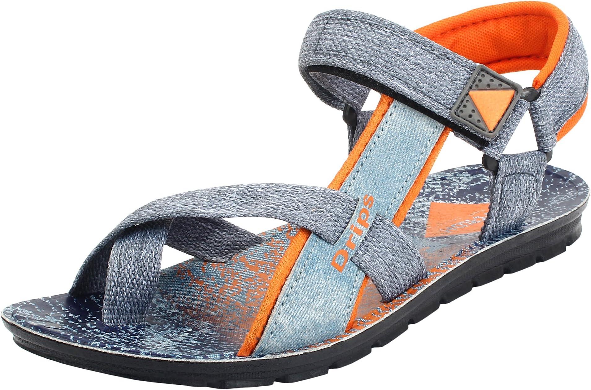Shoefly Men Grey-964-6 Casual Sandals & Floaters (8 UK, Grey)