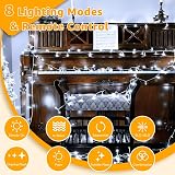 Ollny Christmas Tree Lights 30m 300 LED Mains Powered Remote Modes Timer view 3