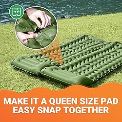 KingCamp Camping Sleeping Pad 2 Pack, Lightweight