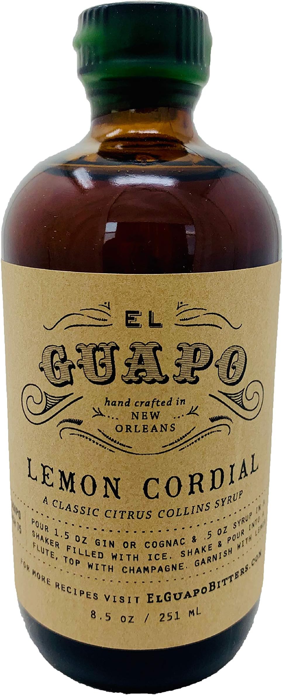 El Guapo Lemon Cordial (8.5oz)