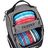 Dynamic Discs Trooper Disc Golf Backpack | Frisbee Disc Golf Bag with 18+ Disc Capacity | Introductory Disc Golf Backpack | L