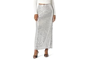 The Drop Women's Adela Sequin Maxi Skirt