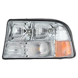 TRQ 2 Piece Headlight Assembly Set Driver