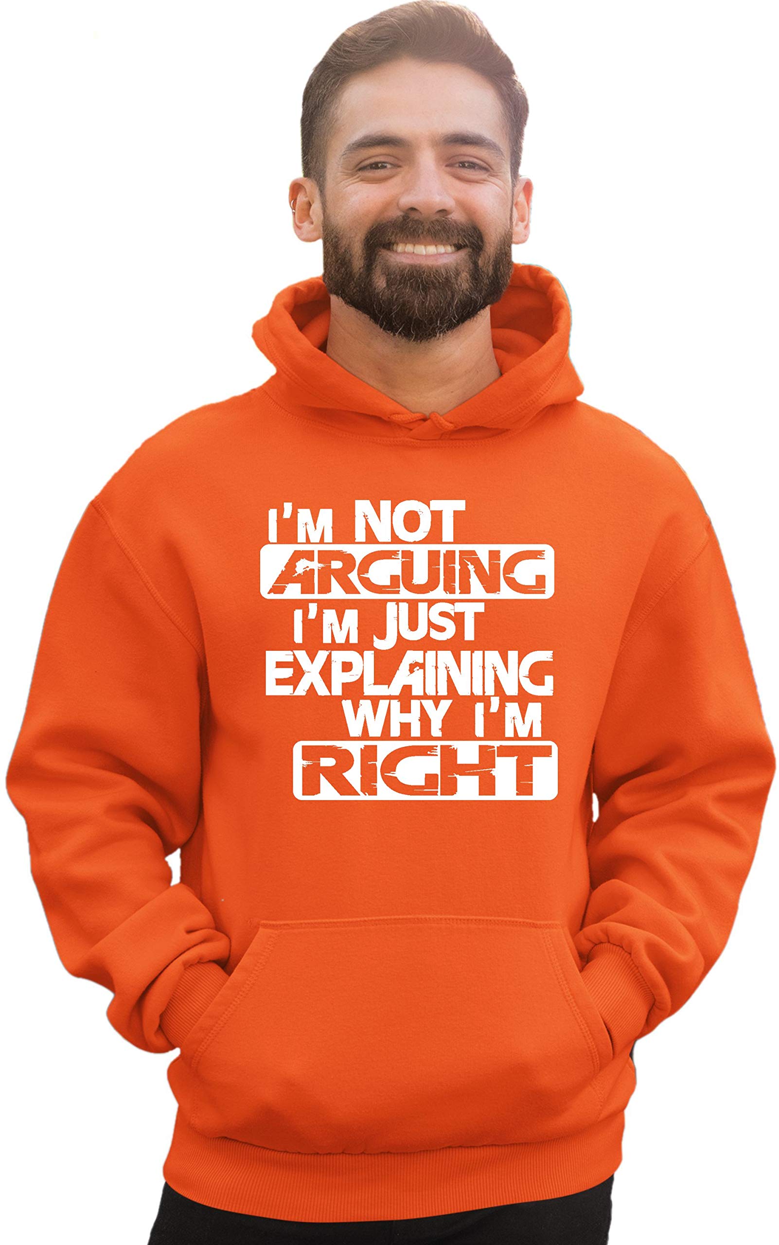 Go All Out 3X-Large Orange Mens I'm Not Arguing I'm