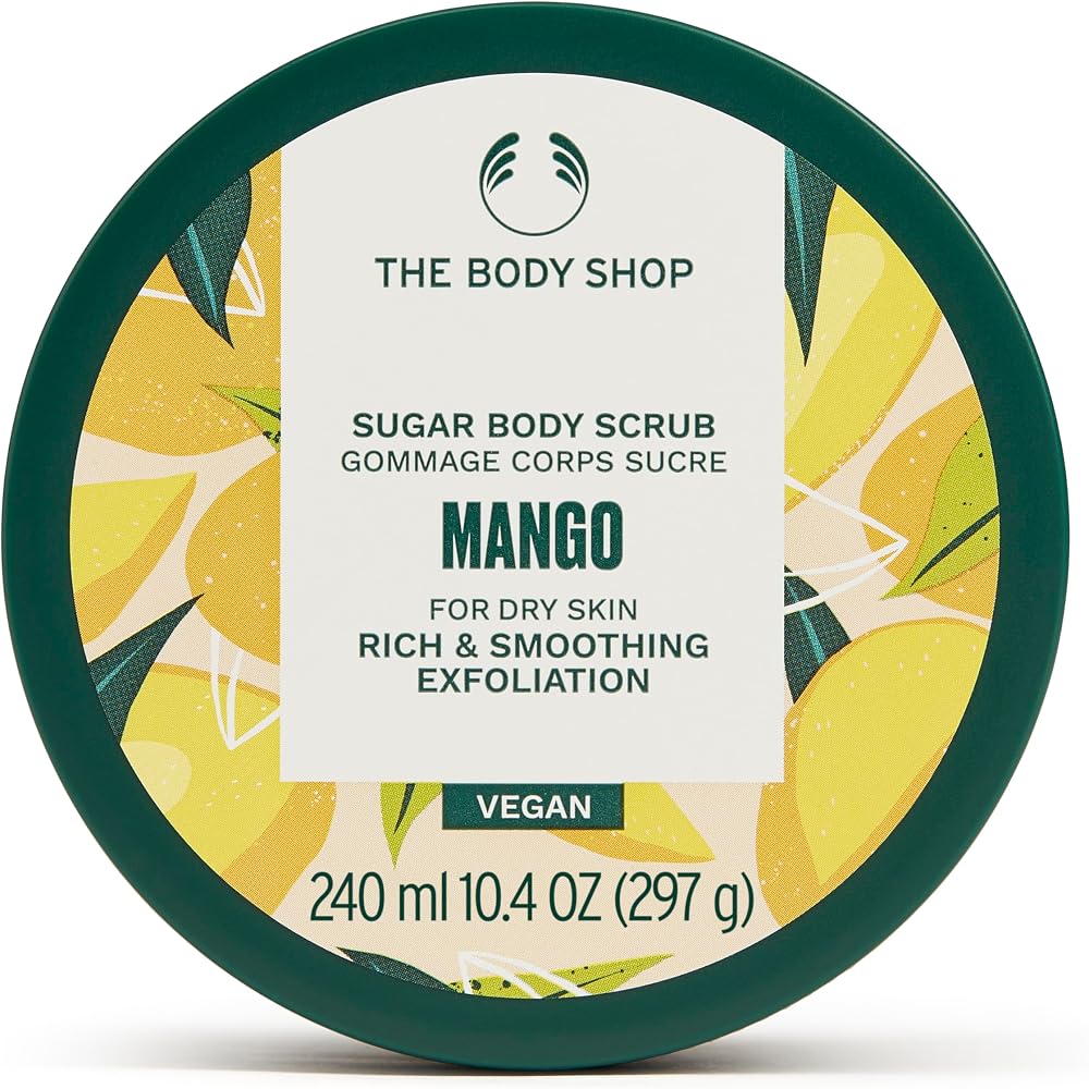 THE BODY SHOP Mango Sugar Body Scrub 250ml Exfoliating Skin Care