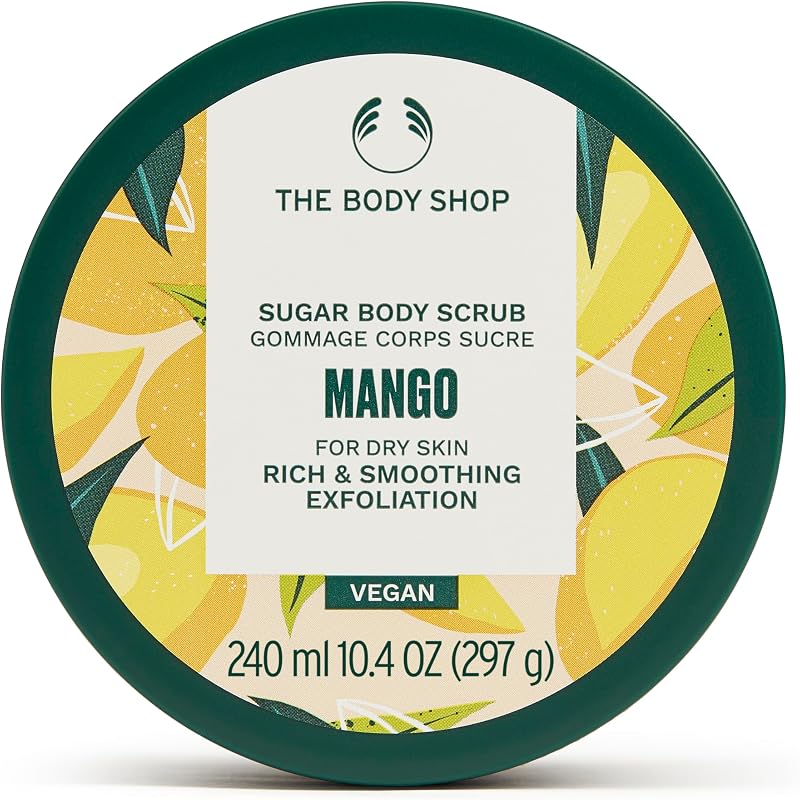 THE BODY SHOP Mango Sugar Body Scrub 250ml Exfoliating Skin Care