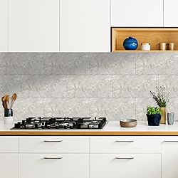 practicalWs 10pcs Marble Peel and Stick Tile for