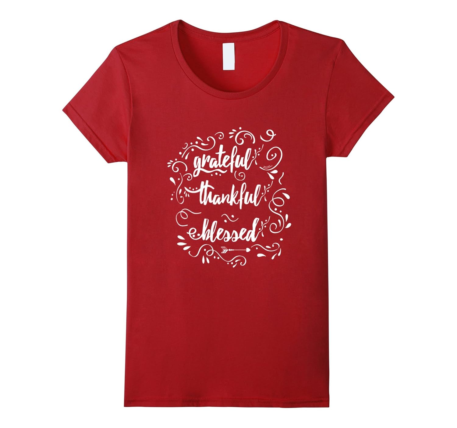 Fall Thankful Grateful Blessed Thanksgiving Gift Shirt-Rose