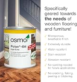 Osmo Polyx Oil 3062 Clear Matt 750ml Hard Wax Oil for Wood Furniture Floors view 3