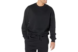�鶹�� Essentials Mens Oversized-fit Crewneck Sweatshirt