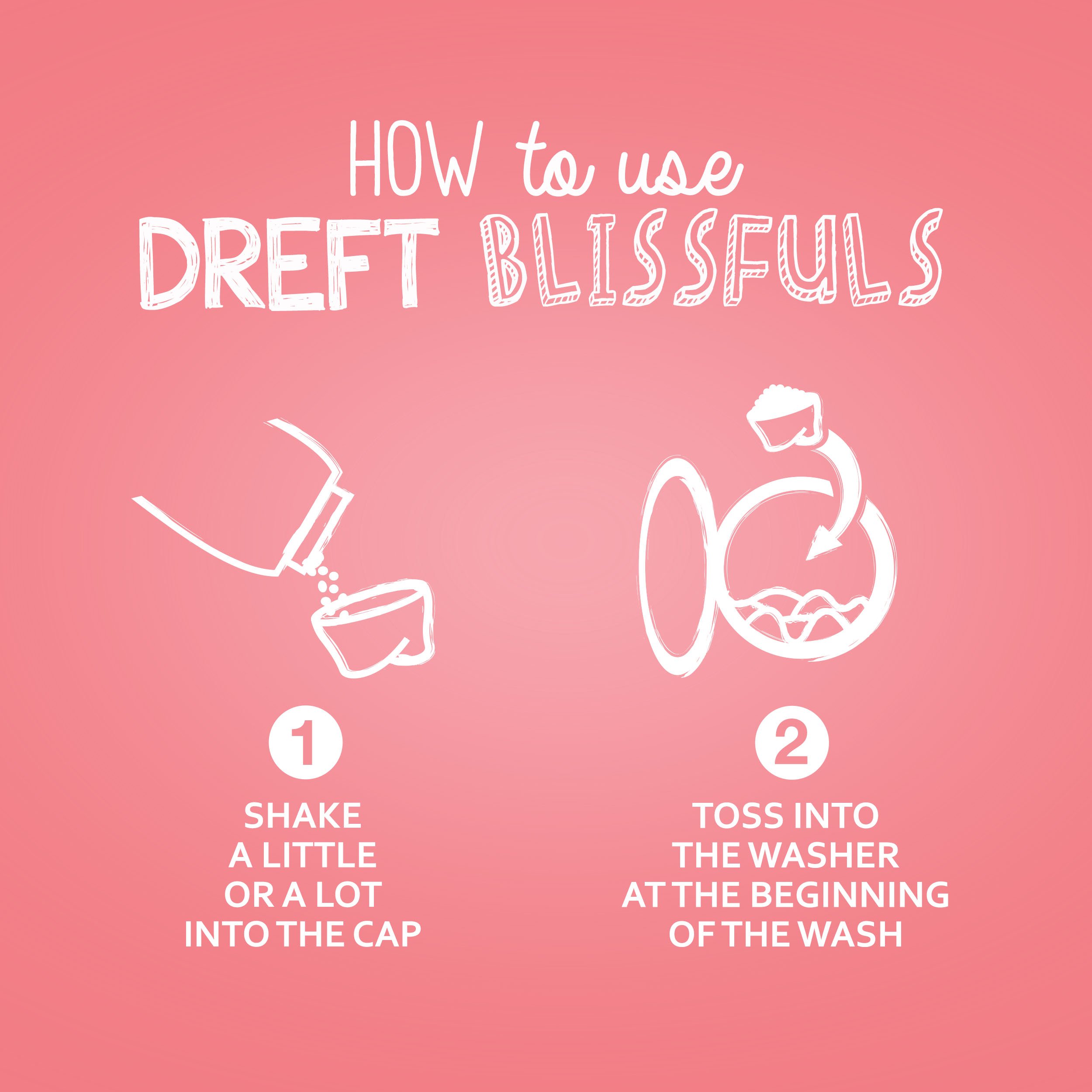 Dreft Blissfuls Laundry Scent Booster Beads For Washer, Baby Fresh, 10 Oz , 4 Count