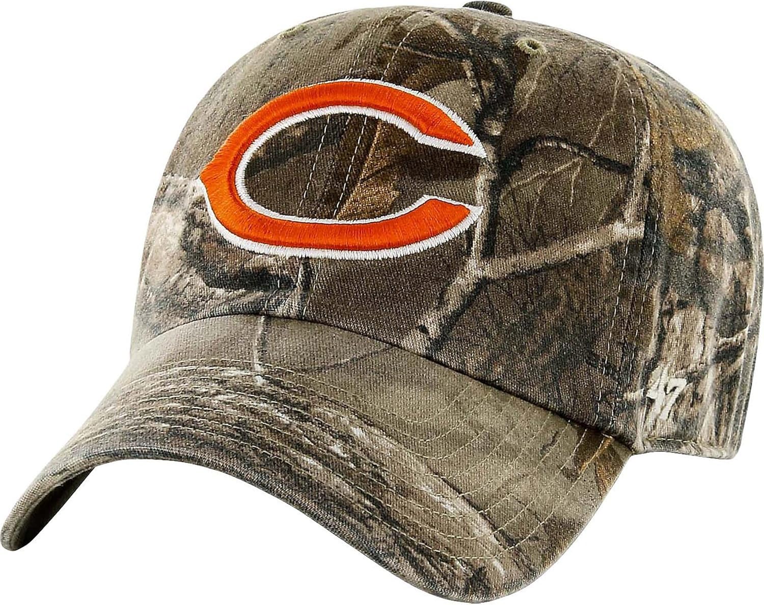 '47 Adjustable Realtree Chicago Bears Camo Clean Up Hat