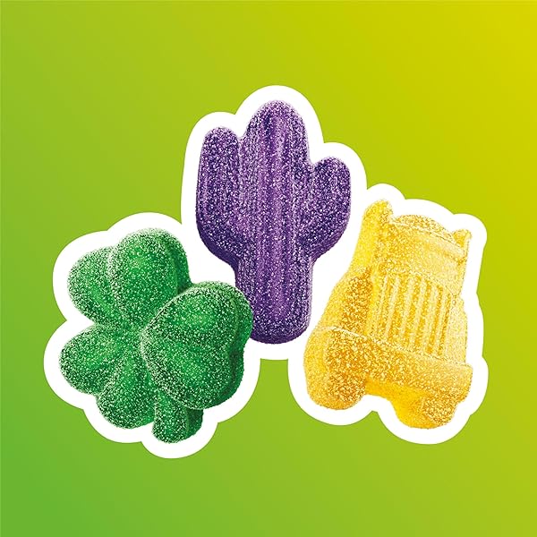 SHAQ-A-LICIOUS XL GUMMIES SOUR CHEWY, CANDY BAG, 11.8 OZ