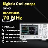 RIGOL DHO804 Portable Oscilloscope 70 MHz 4 Channels 12-Bit Resolution view 2