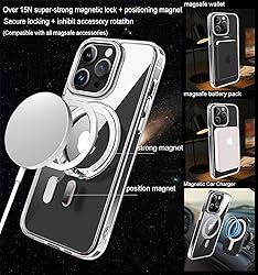 chitri Compatible with 15 Pro Case,360° Rotatable