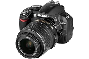 Nikon D3100 14.2MP DSLR Camera with AF-S DX 18-55mm f/3.5-5.6 VR Zoom Lens - (Black) (Discontinued) (Renewed)