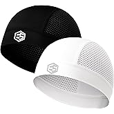 EIBLSEEK 3Pcs Breathable Mesh Skull Caps for Men Women, Quick Dry Lightweight Sweat Helmet Liner, Hair Cooling Cap