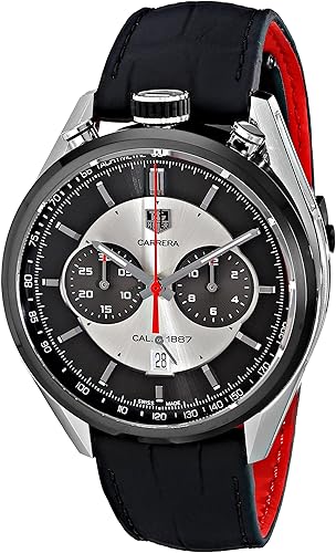 TAG Heuer Men's CAR2C11.FC6327 Carrera Analog Display Swiss Automatic Black Watch