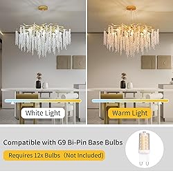 Puvaue Crystal Tree Branches Chandeliers Luxury