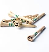 Green Swing 70mm Bamboo Golf Tees 30pcs Natural Biodegradable view 5