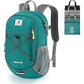 SKYSPER Foldable Small Backpack – 20L Lightweight Hiking Daypack with Chest Belt Packable Travel Rucksack for Women Men